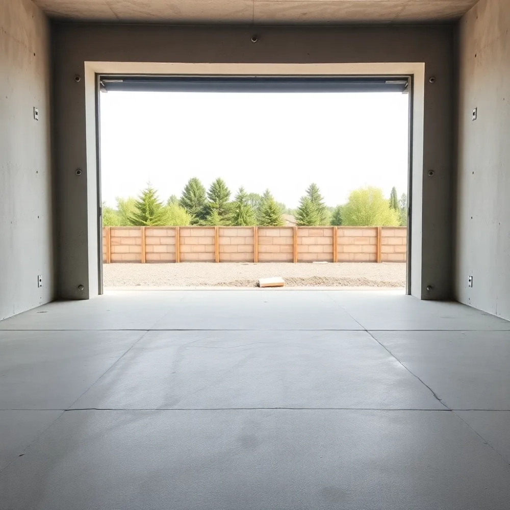 Brama garażowa przed czy po wylewkach