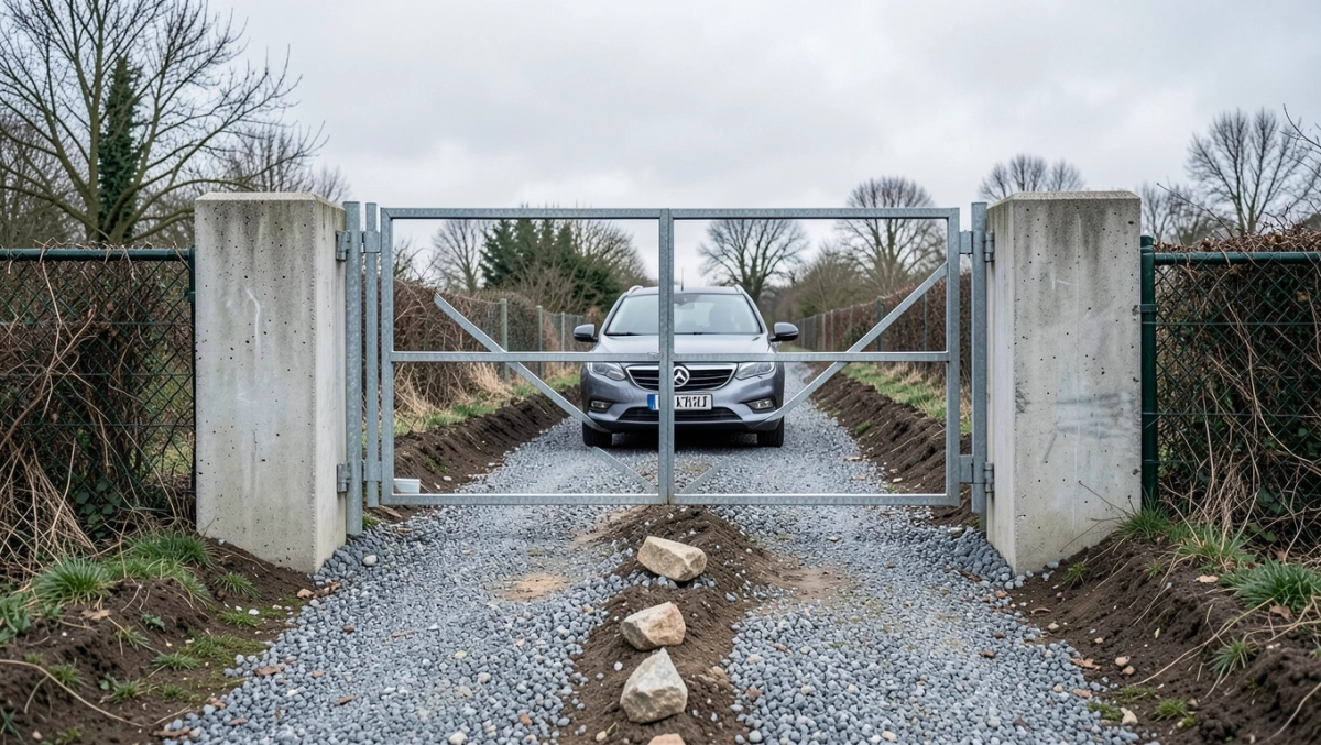 budowa bramy wjazdowej