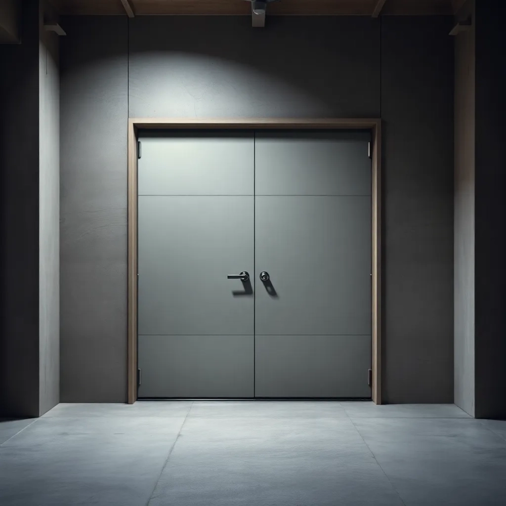 Drzwi między garażem a wiatrołapem