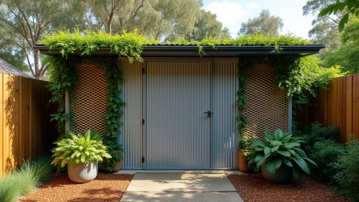 Jak zamaskować blaszany garaż