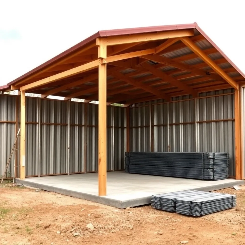 Jak zamontować garaż blaszany