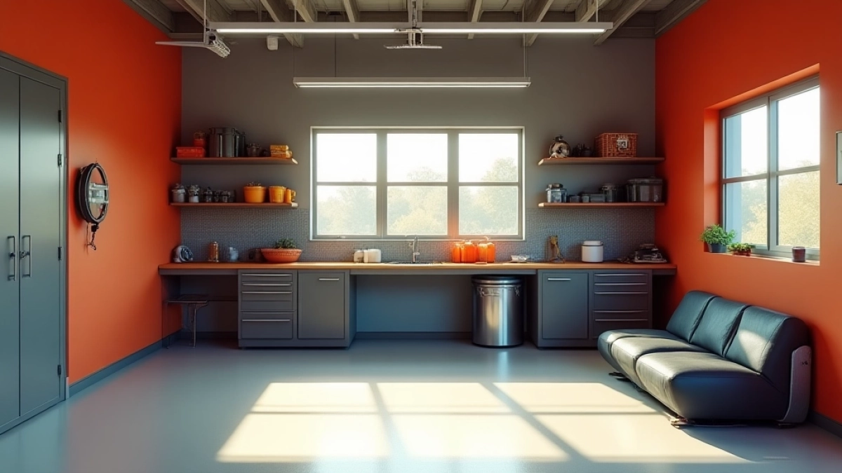 jaki kolor ścian w garażu