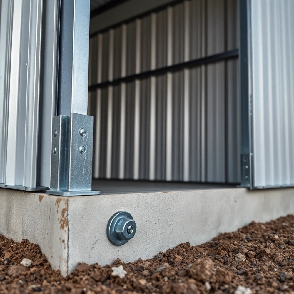 Kotwiczenie Garażu Blaszanego