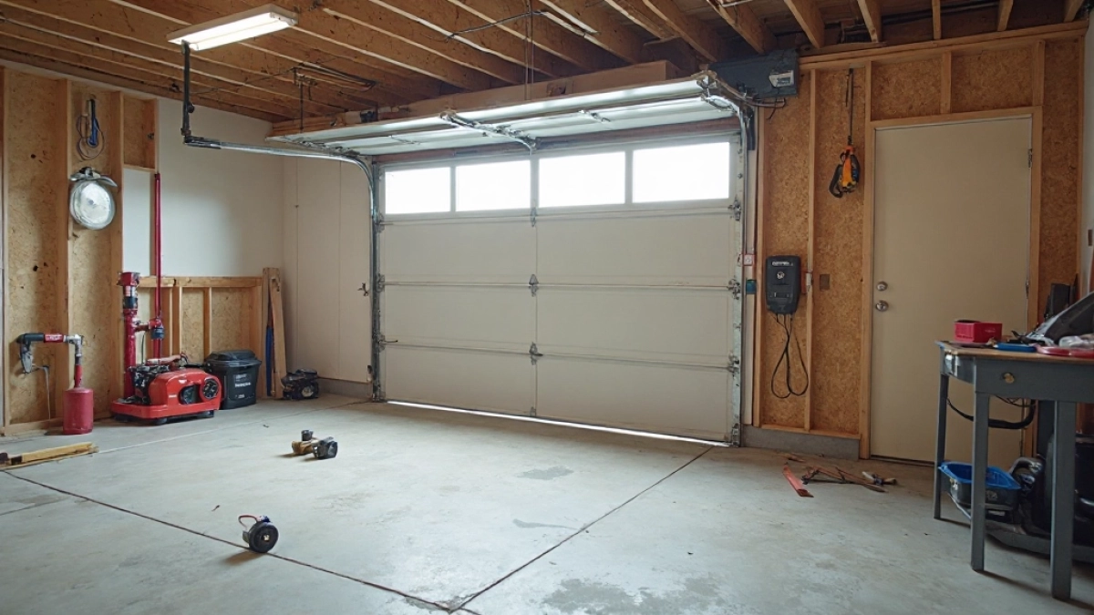 montaż bramy uchylnej