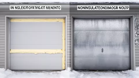 brama garażowa z ociepleniem czy bez