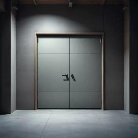 Drzwi między garażem a wiatrołapem