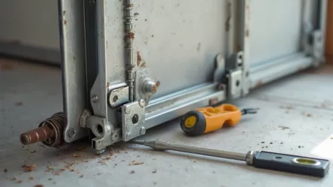 Montaż bramy garażowej uchylnej z Castoramy