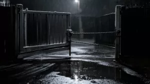 Ręczne otwieranie bramy przesuwnej