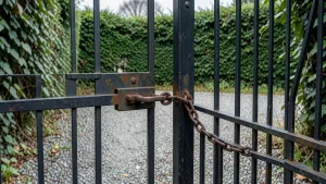 Ręczne otwieranie bramy wjazdowej