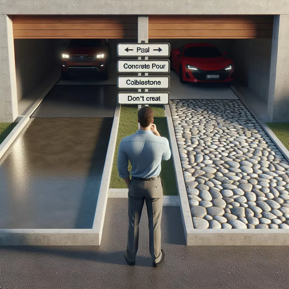 Wylewka Czy Kostka Pod Garaż