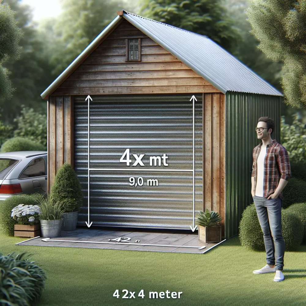 Wymiary Garaż Blaszany 4X6